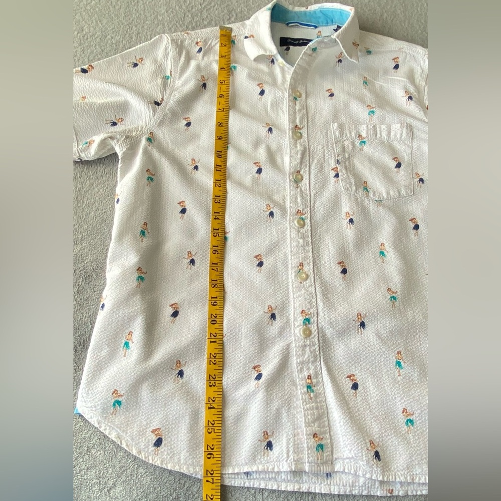 Tommy Bahama Mens Hula Oasis Camp Shirt short sleeve sz Small - Picture 10 of 12